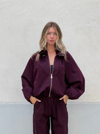 Giacca Bomber 11503 Burgundy
