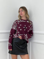 Maglia Bandana 11330 Burgundy