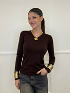 Maglia Scollo V Basic N1018