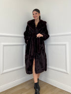 Pelliccia Lunga Fusciacca Y0223 Burgundy