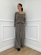 Pantalone Corduroy 6156 Taupe