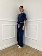 Pantalone Cupro Fusciacca 20527 Blu