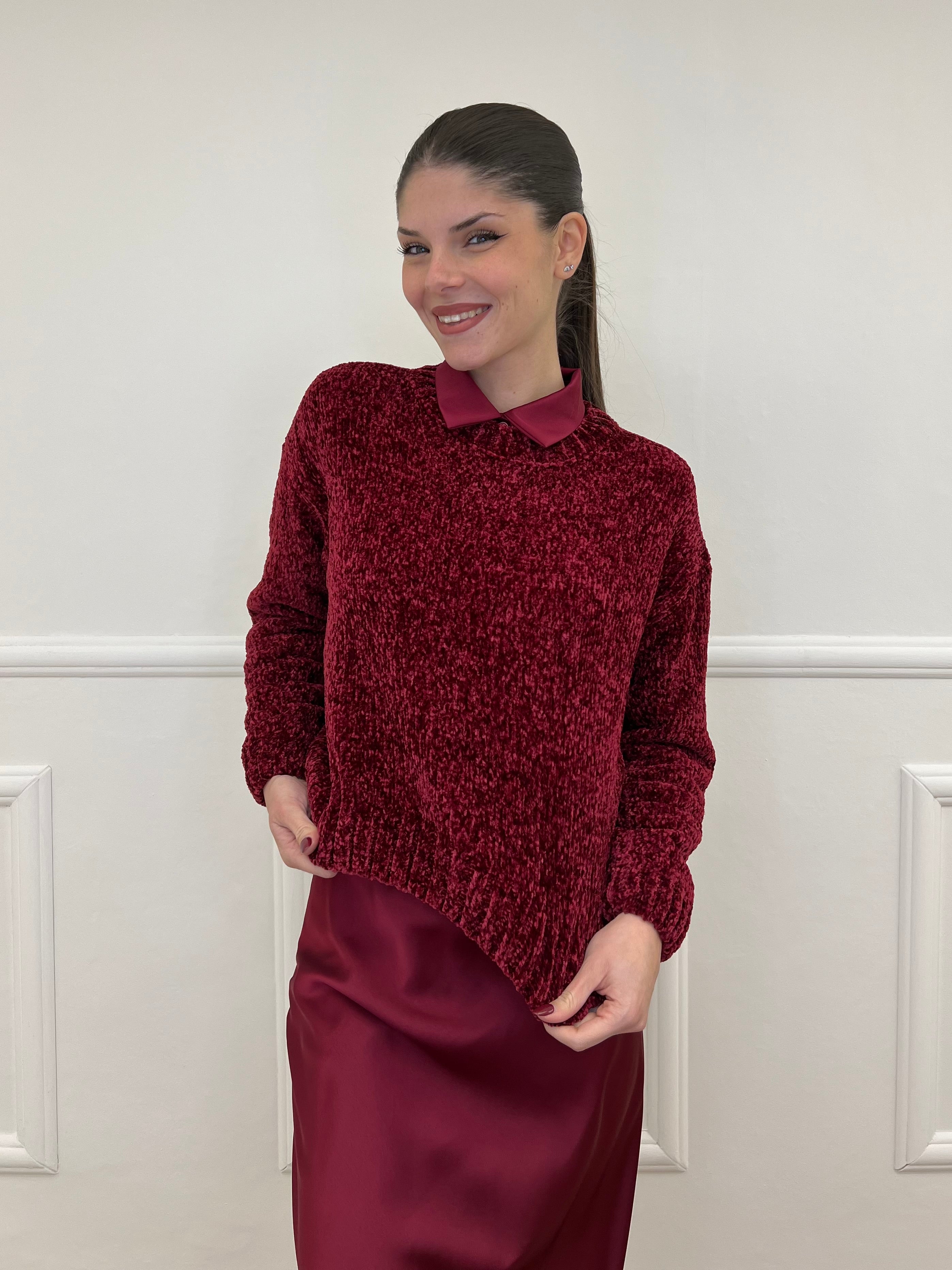 Maglia Ciniglia 2813 Burgundy