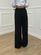 Pantalone Straight Gabardine 5611 Nero