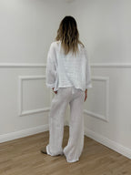 Giacca 100% Lino Alamari 926165 Bianco
