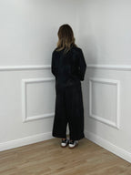 Pantalone Gaucho Baggy Used 4840 Nero