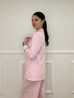 Blazer in Viscosa 27435 Rosa