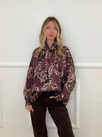 Blusa Fantasia Fiocco 8515 Burgundy