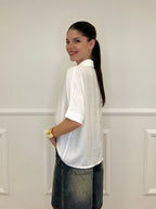 Camicia Fluida Strop 26081 Bianco