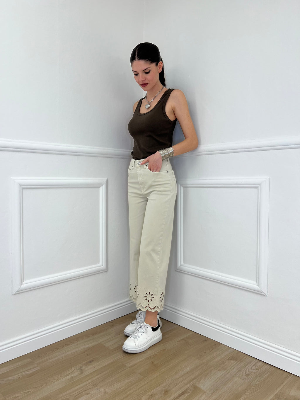 Jeans Orlo Sangallo 2239 Ecru