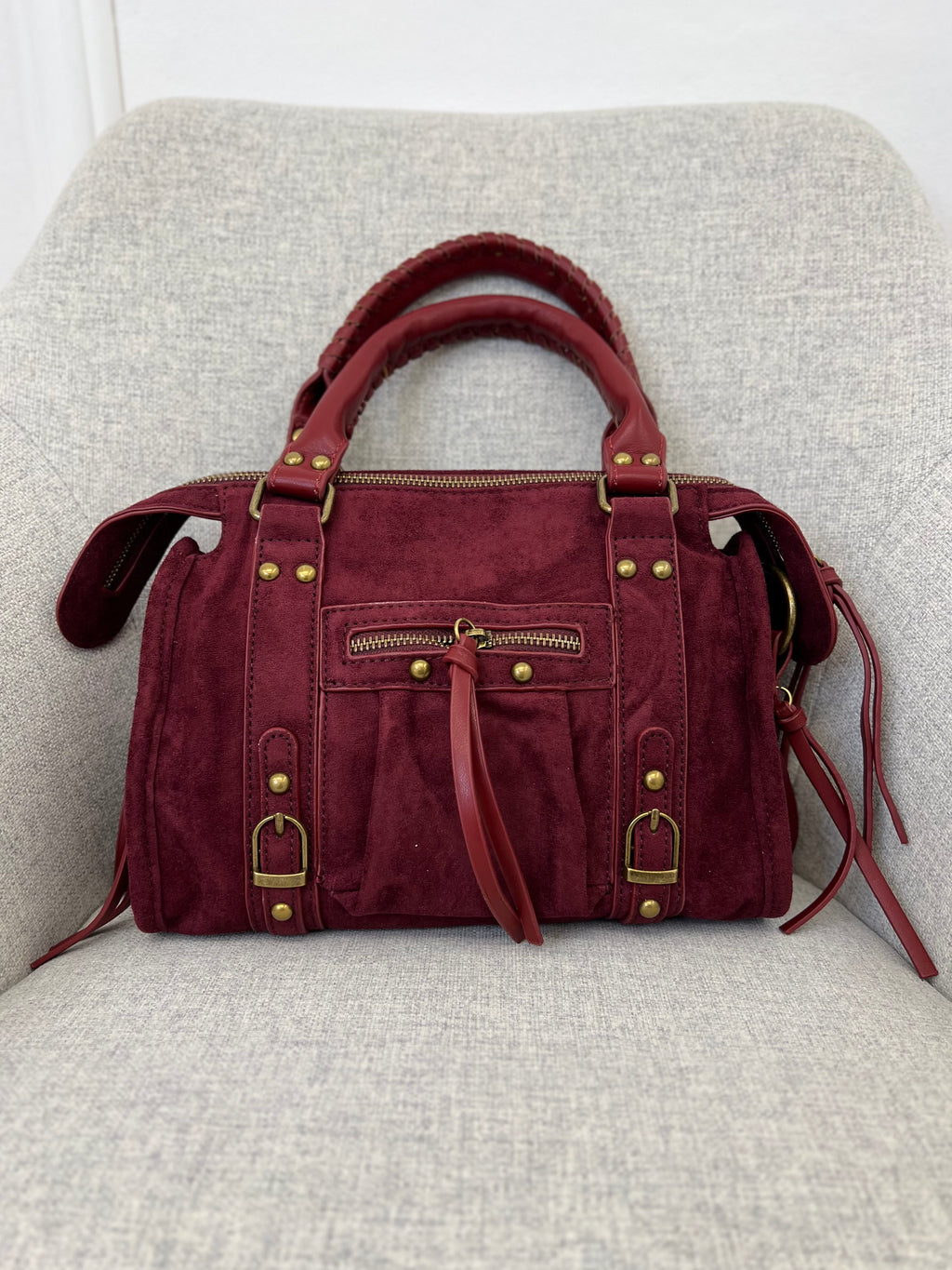 Borsa City Scamosciata Medium 9780