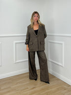 Pantalone Principe Di Galles 4270 Marrone