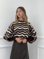 Maglia Ondina Maniche Palloncino 50331 Moro