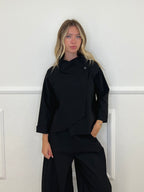 Giacca Diagonale Punto Milano 2661 Nero