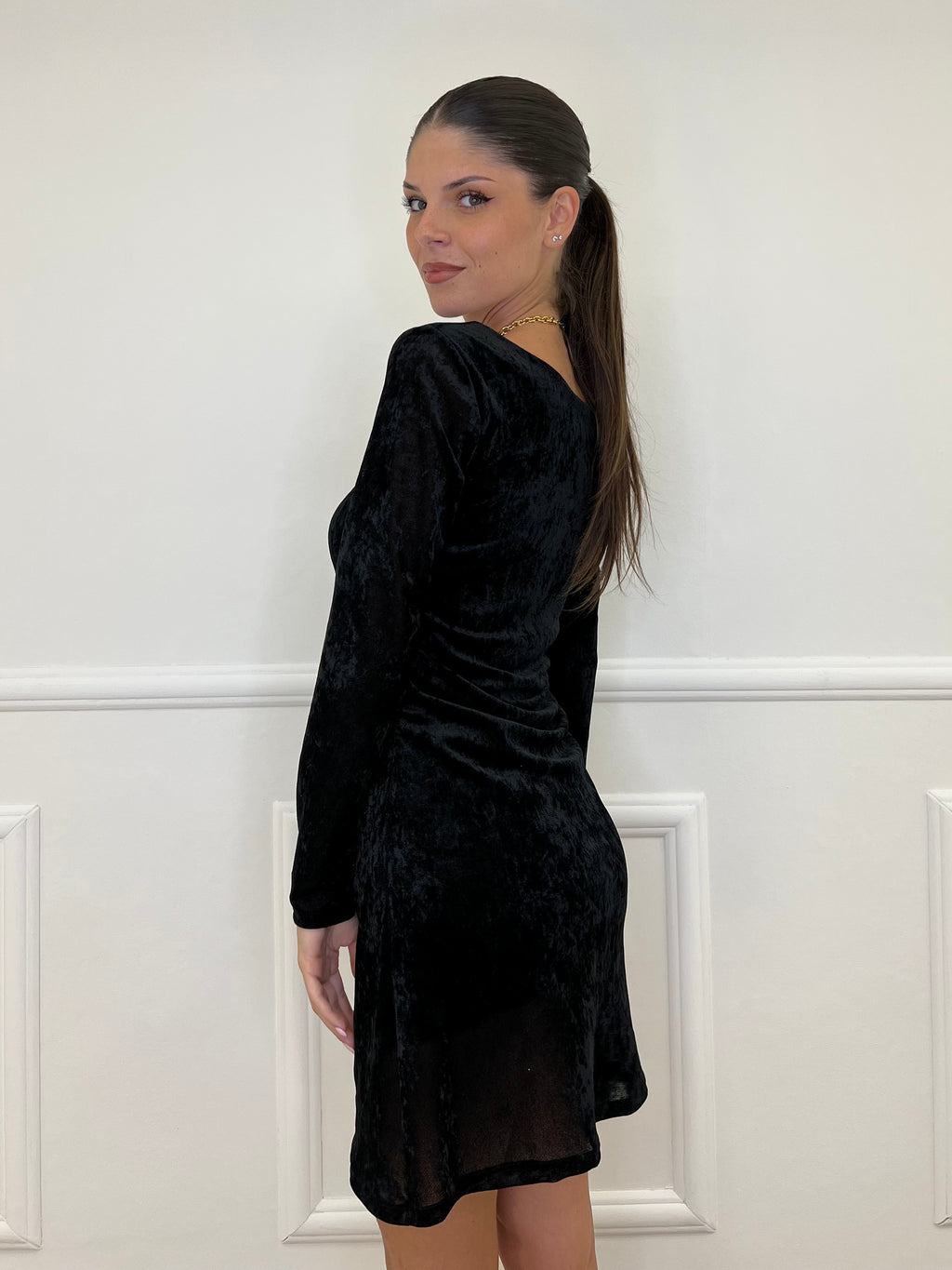 Abito Velour 2704 Nero