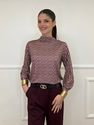 Maglia Jersey Vulcano 6391 Burgundy