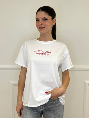 T-shirt Se Tutto Passa Salutamelo C100