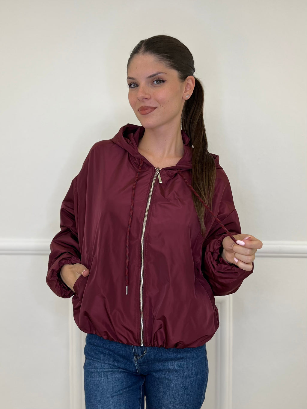 Giubbino Nylon 25029 Bordeaux - Bazar Abbigliamento