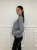 Lupetto Cristalli 28137 Grigio