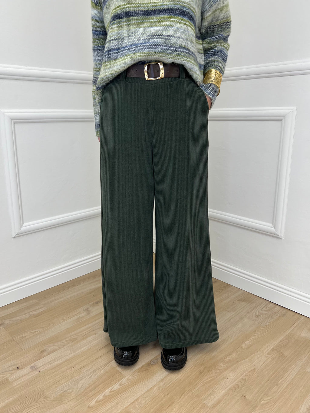 Pantalone Corduroy 6156 Verde