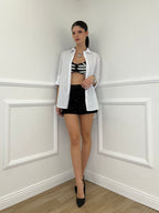 Camicia Over 50320 Bianco