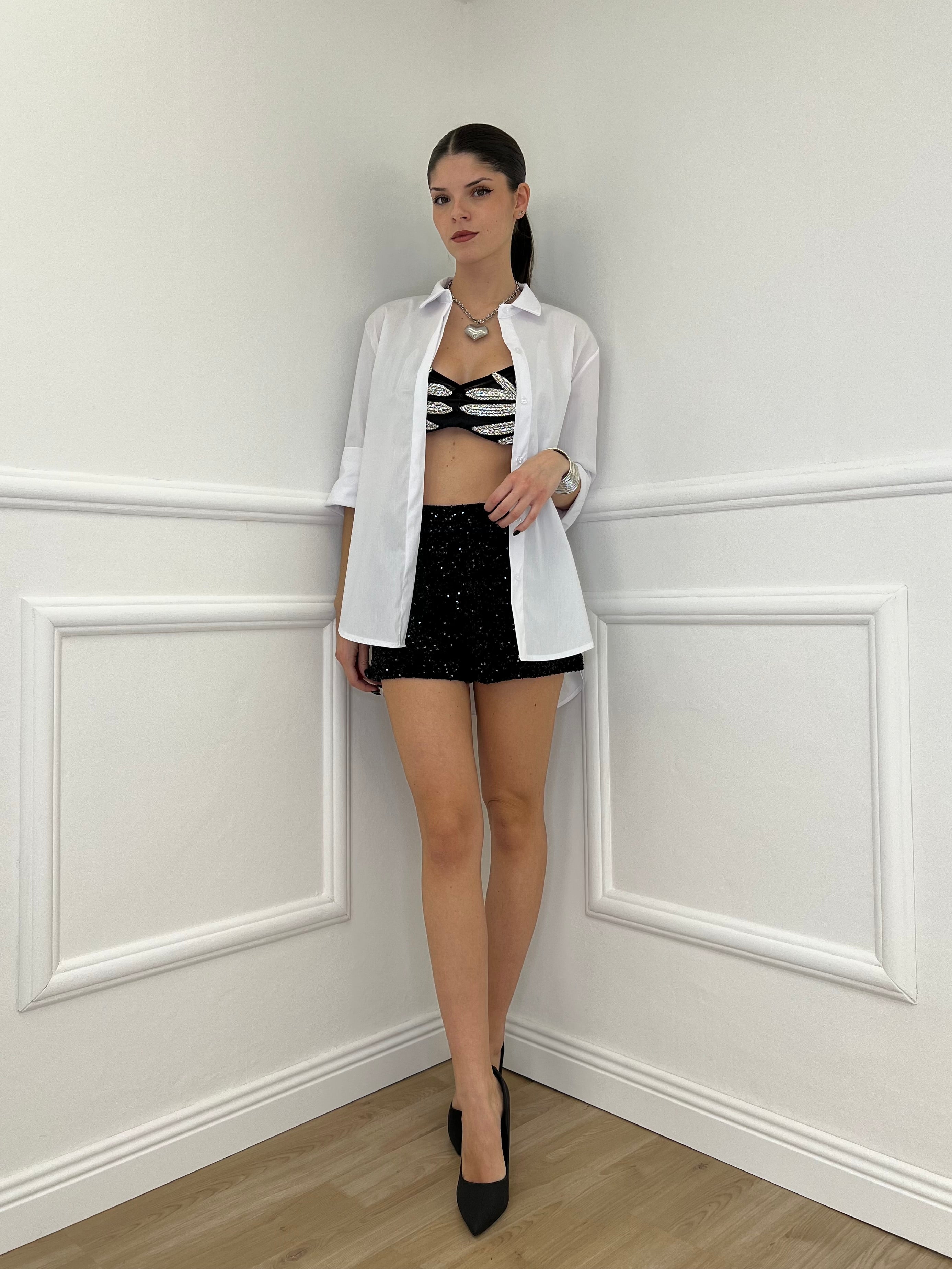 Camicia Over 50320 Bianco