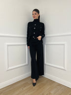 Jeans Palazzo T1001-1 Nero