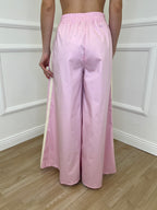Pantalone Palazzo Bande 7809 Rosa