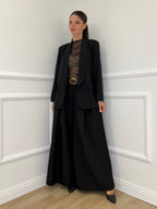 Giacca Sciallata 25433 Nero - Bazar Abbigliamento