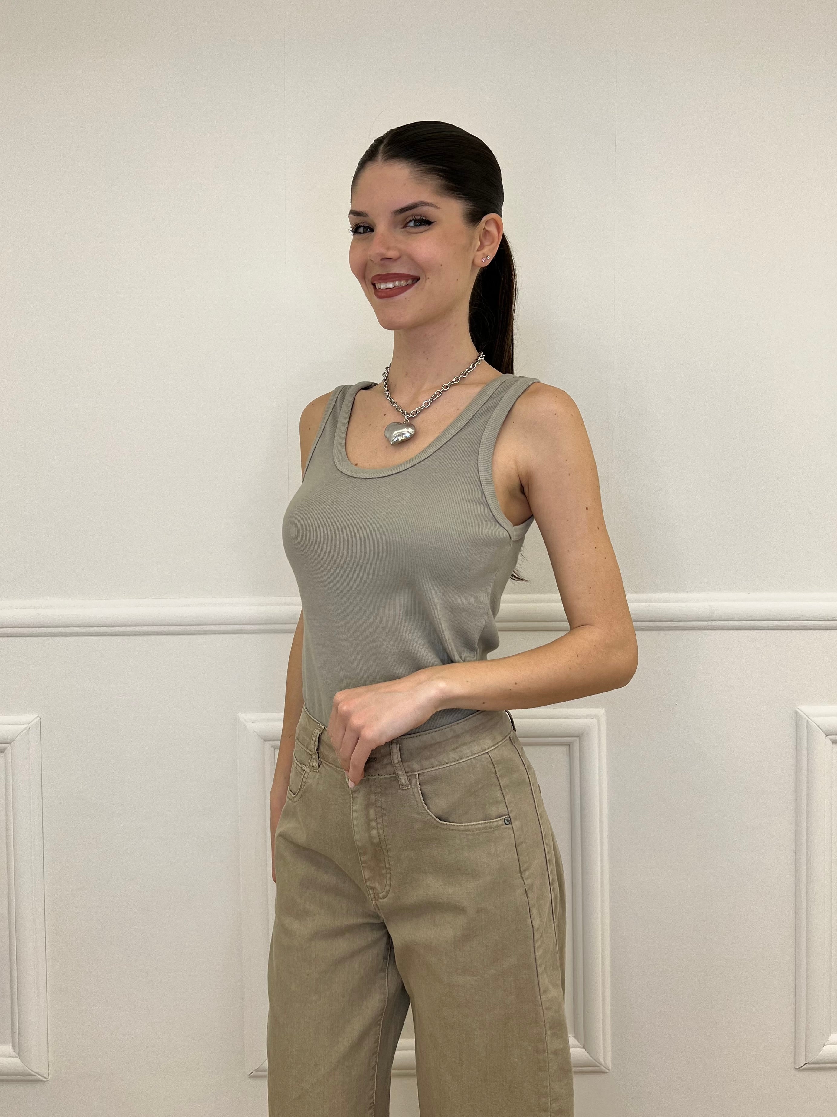 Top Cotone Costine 726198