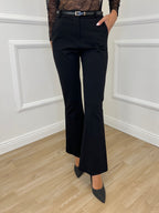 Pantalone Flare 51134 Nero - Bazar Abbigliamento