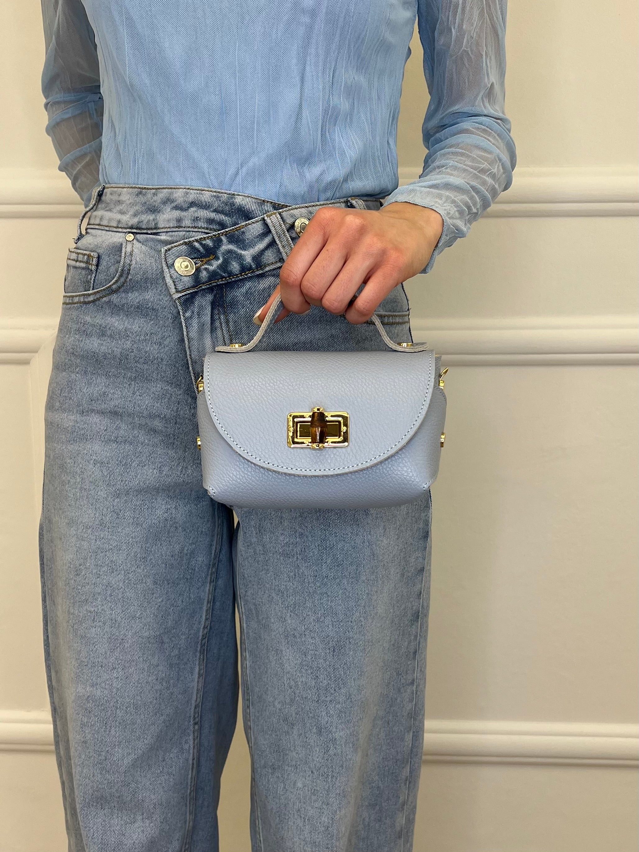 Mini Bag MIA in Vera Pelle