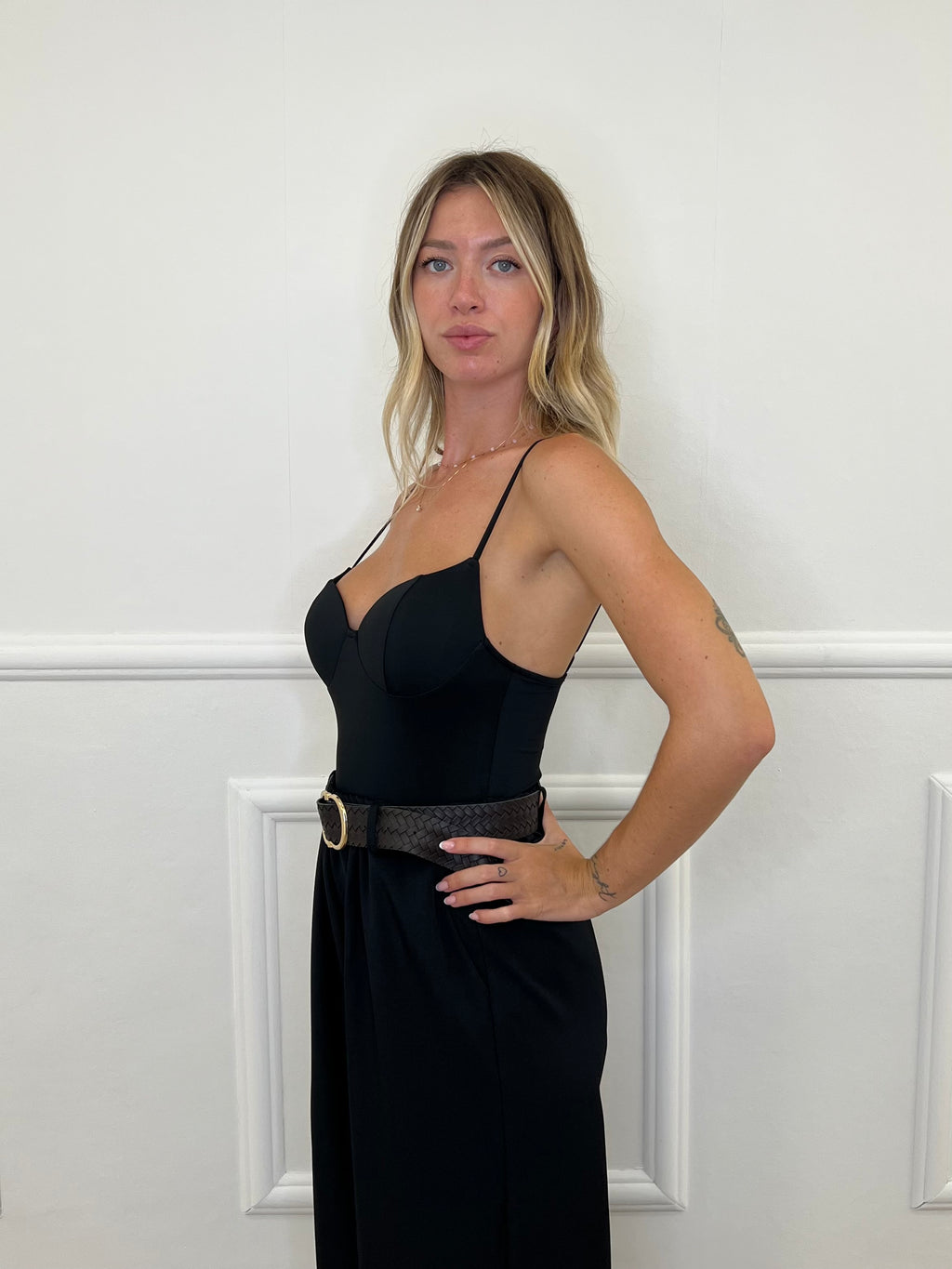Top Spalline e Coppe 26268 Nero