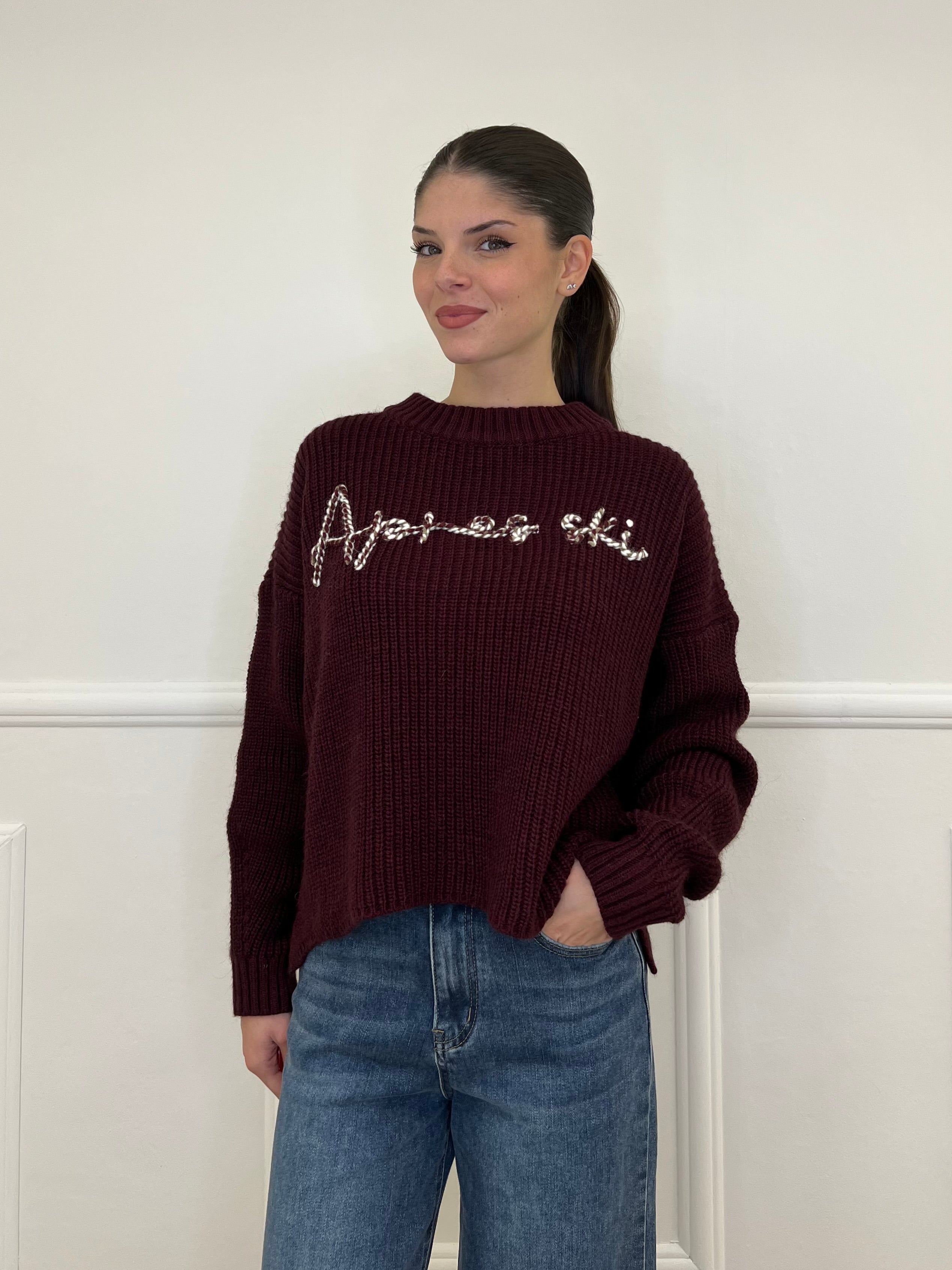 Maglia Lumina Apres Ski ZD0061 Burgundy