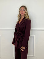 Blazer Over Fiocco 6769 Burgundy