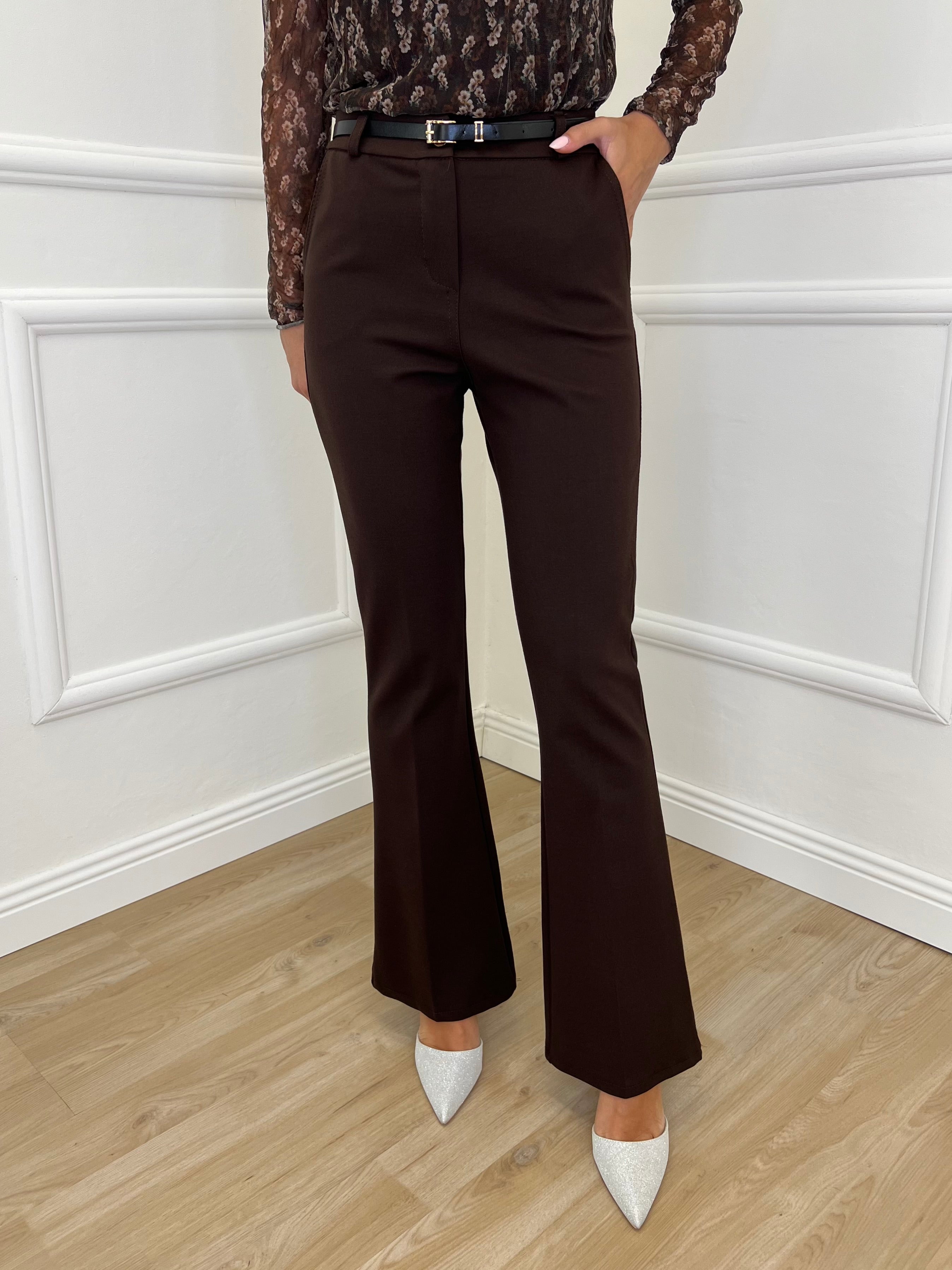 Pantalone Flare 51134 Moro - Bazar Abbigliamento