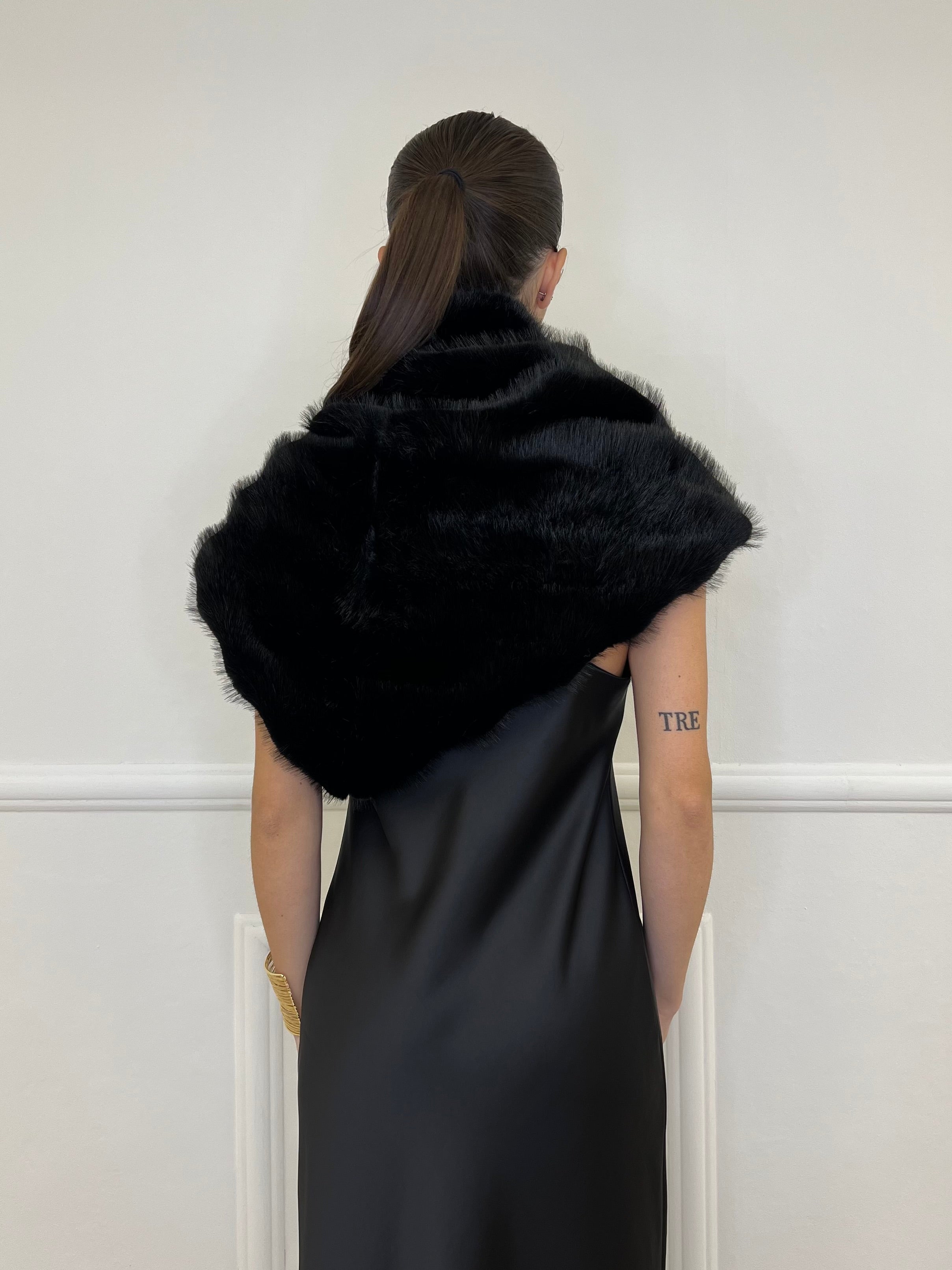 Stola Pelliccia 88825 Nero