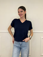 Maglia in Viscosa Scollo V 6269