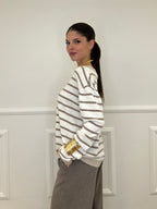 Maglia Cashmere Blend 10207 Panna