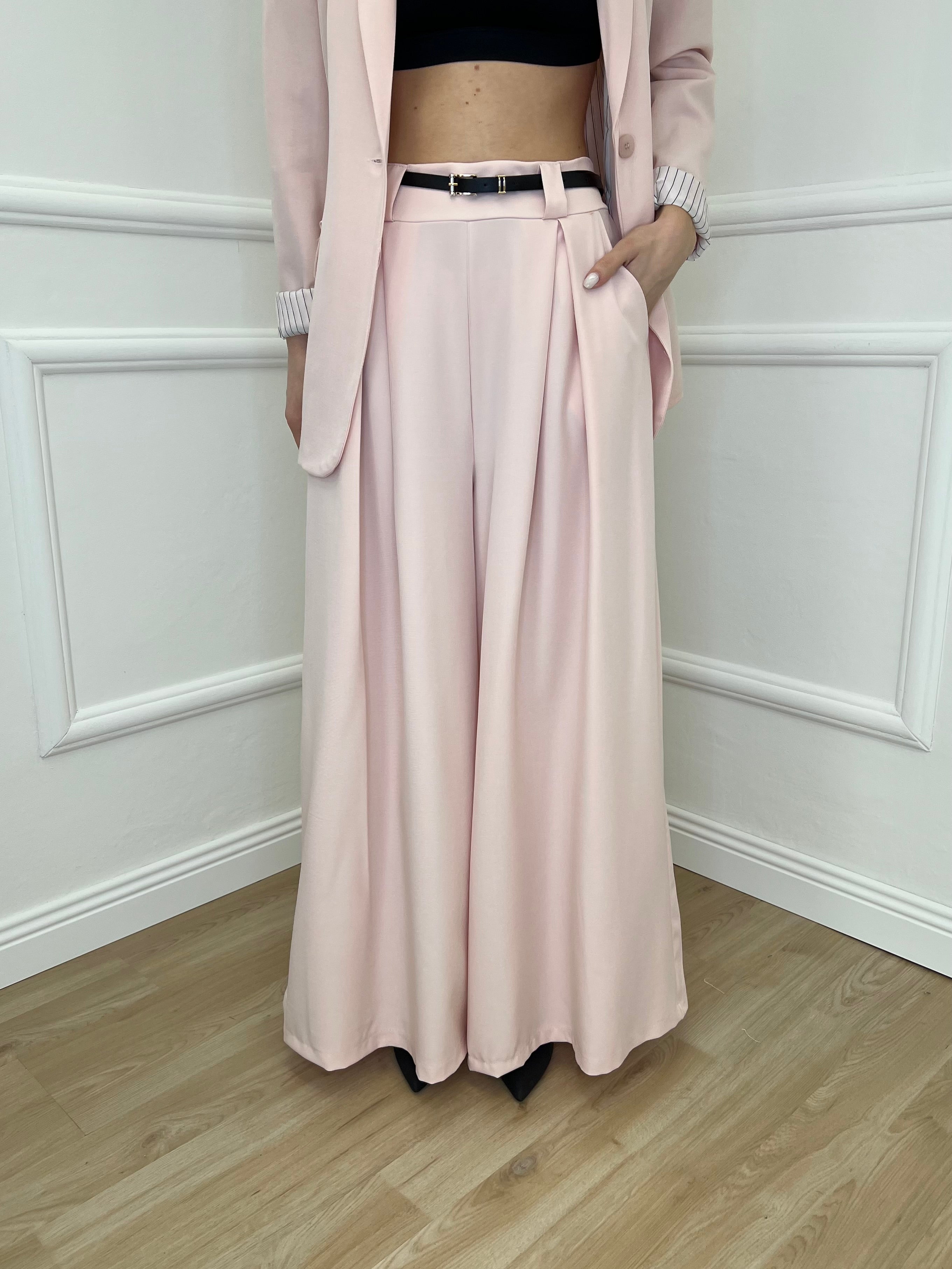 Pantalone a Palazzo 21509 Rosa