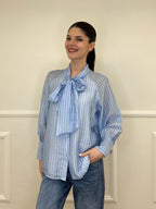 Camicia Regimental Fiocco 563841 Azzurro