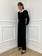 Jeans Palazzo T1001-1 Nero