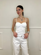 Body Drappeggiato 25617 Bianco