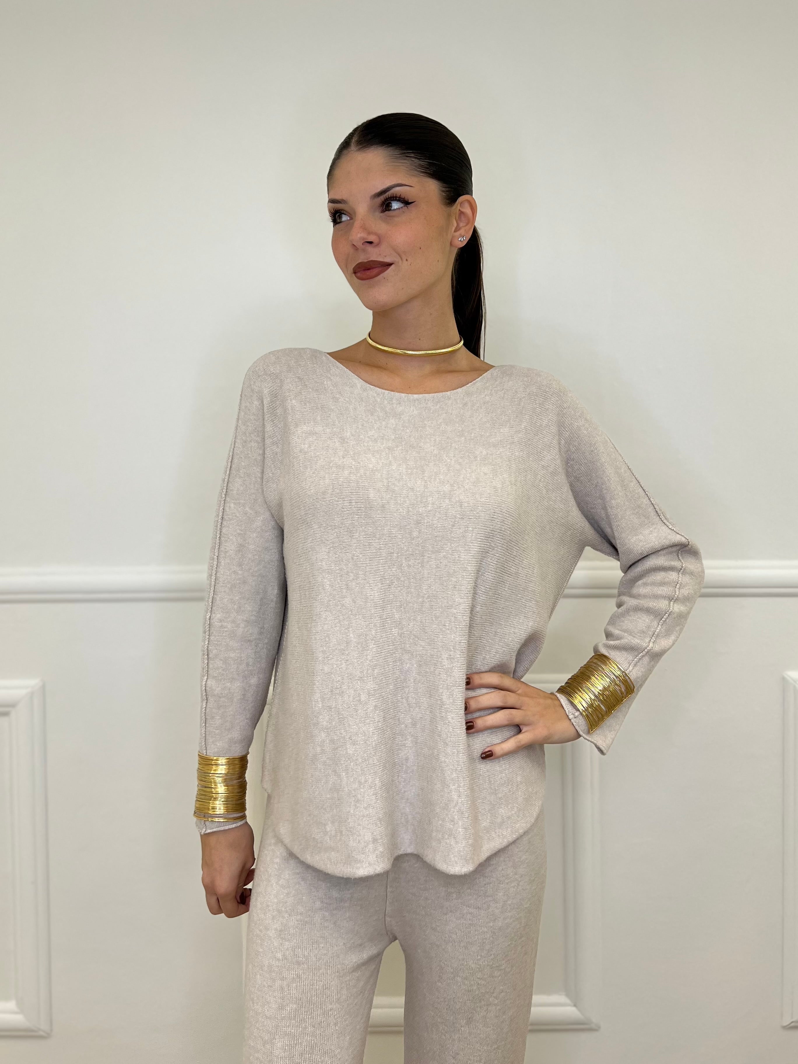 Completo Girocollo 24043 Ecru