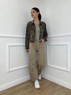Giacca Denim Animalier 5806