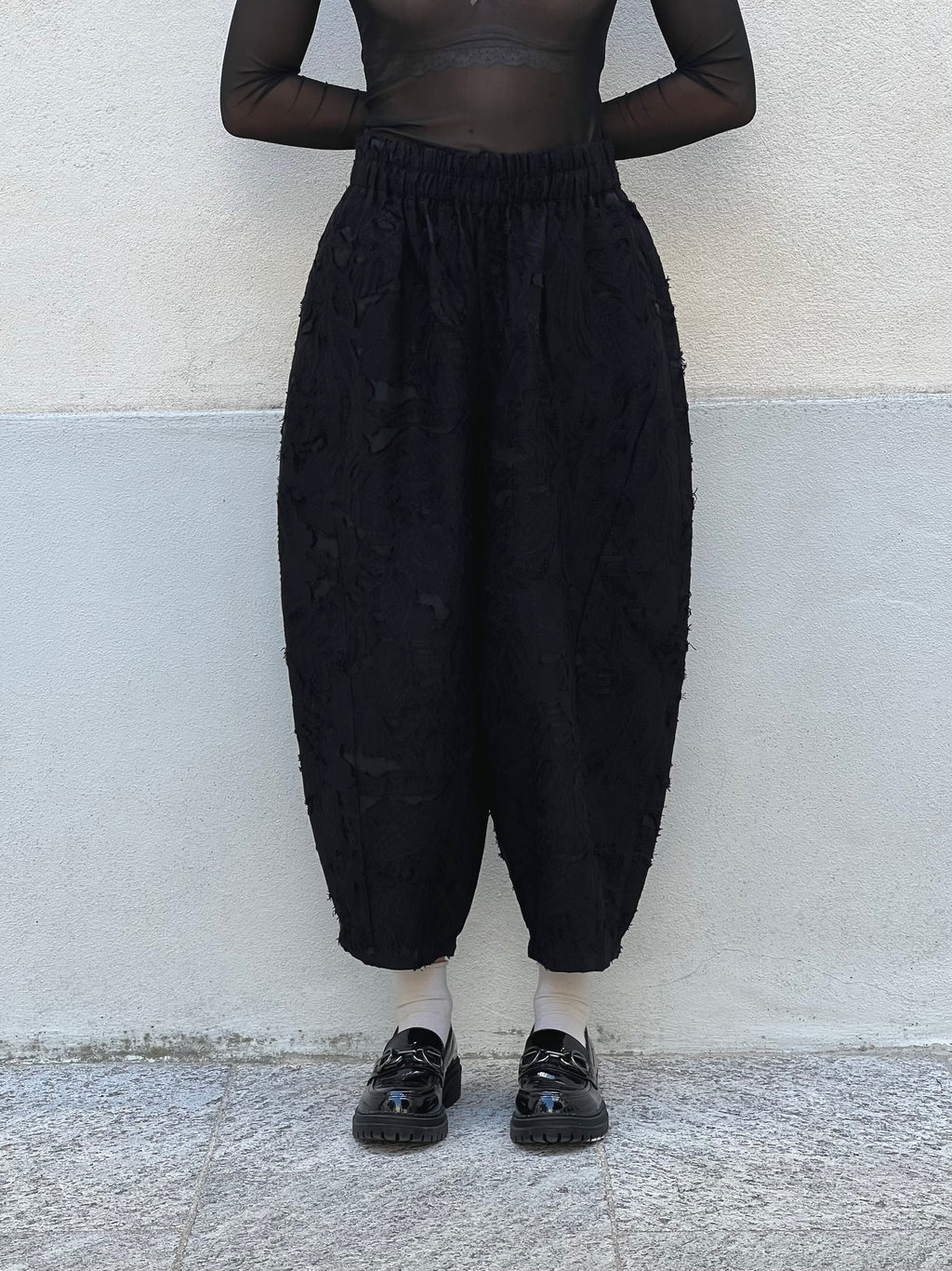 Pantalone Balloon Devorè 168660 Nero