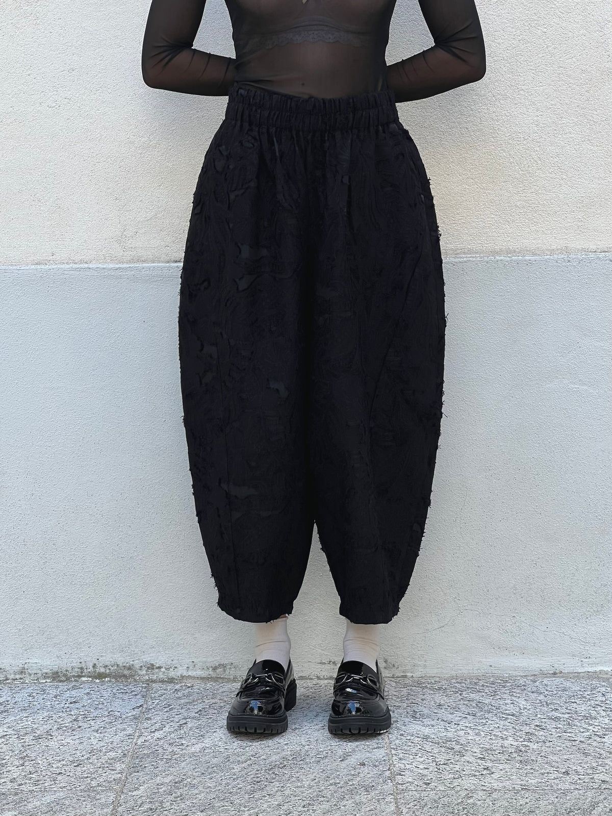 Pantalone Balloon Devorè 168660 Nero