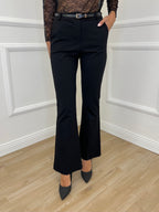 Pantalone Flare 51134 Nero - Bazar Abbigliamento