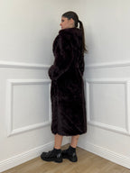 Pelliccia Lunga Fusciacca Y0223 Burgundy
