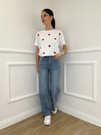 Jeans Wide Leg 6616 Azzurro